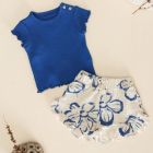 Baby Tshirt & Printed Short Set