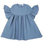 Muslin Dress | Blue Grey