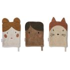 Sylvest Washcloths 3 Pack | Dolly/Sandy Mix