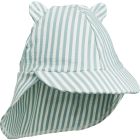 Senia Sun Hat | Y/D Stripe: Sea Blue/White