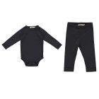 Plain Body L/S & Leggings | Blue