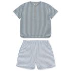 Ace SS Shirt & Shorts | Glacier Stripe