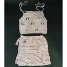 Bebe Top & Skirt | Pink Cherries