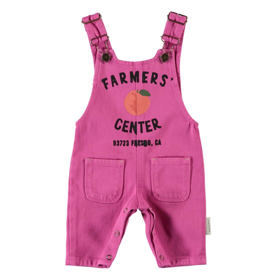 Fuchsia Farmers Center Dungarees