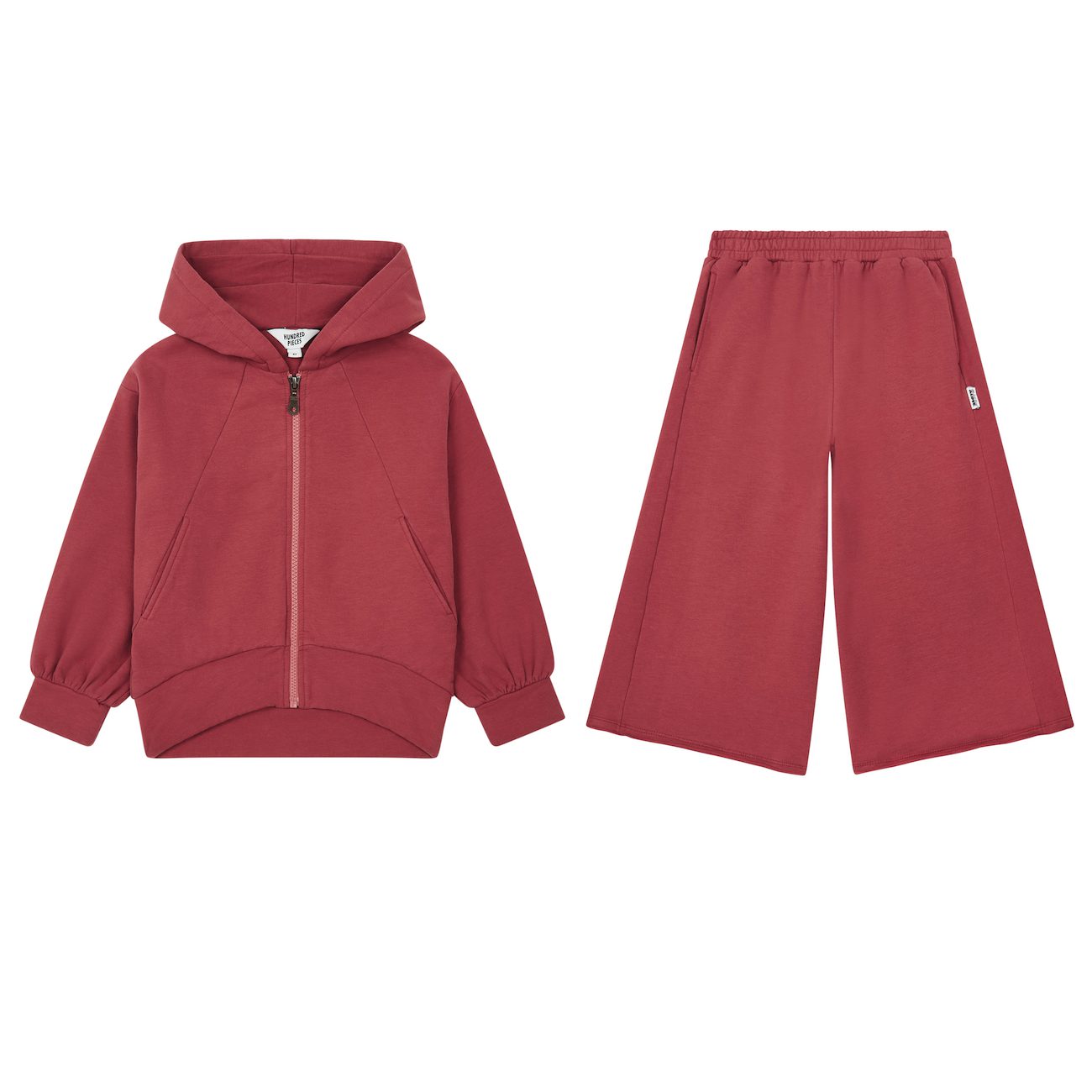 Zip Up Hoodie & Flared Joggers