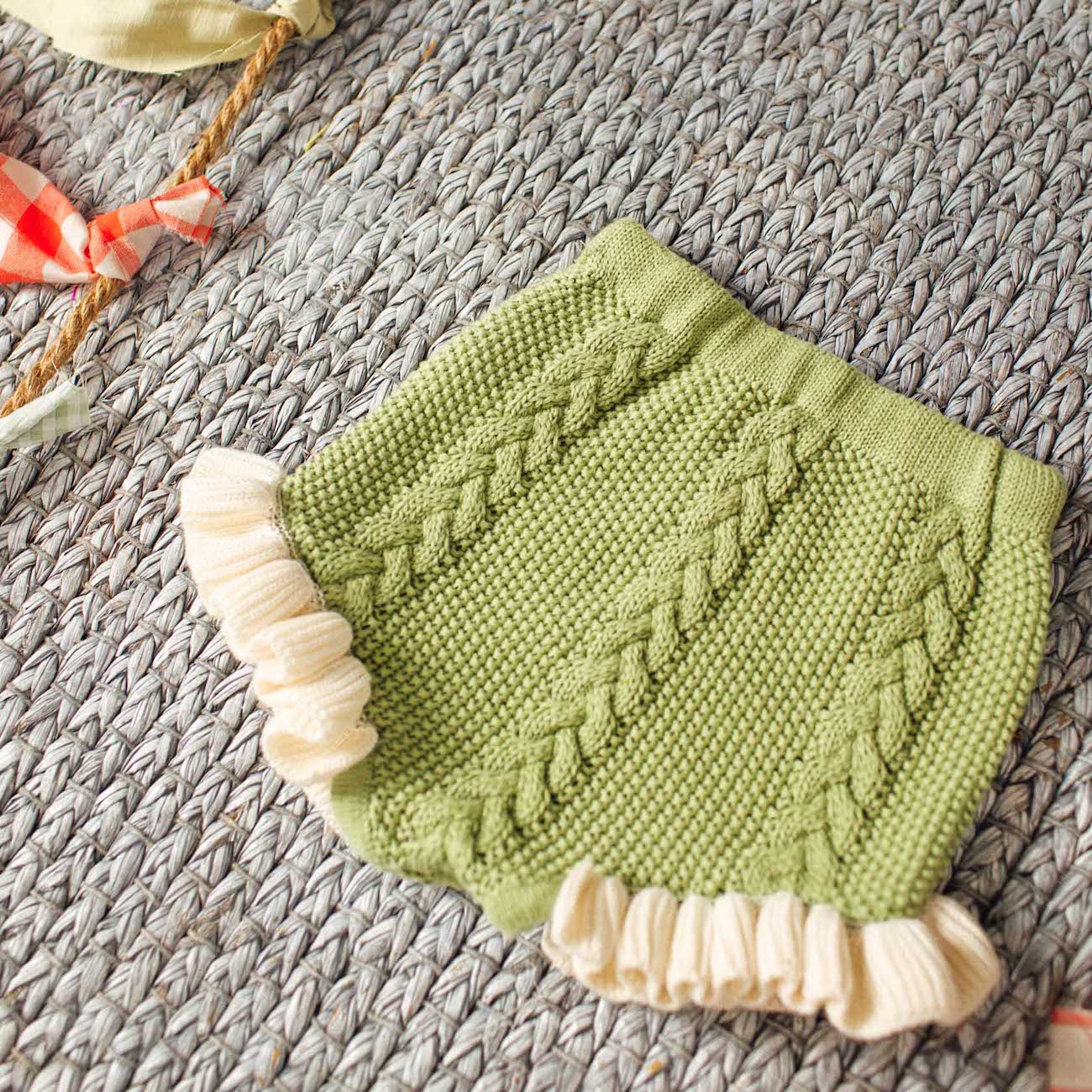 Green Bloomer Short