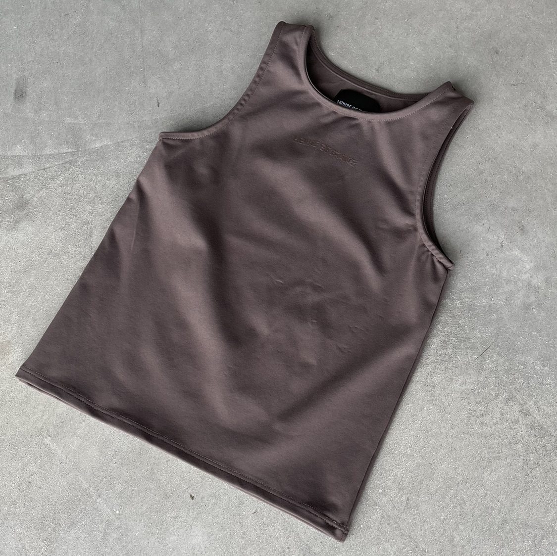 Brown Top & Sweat Short Taupe