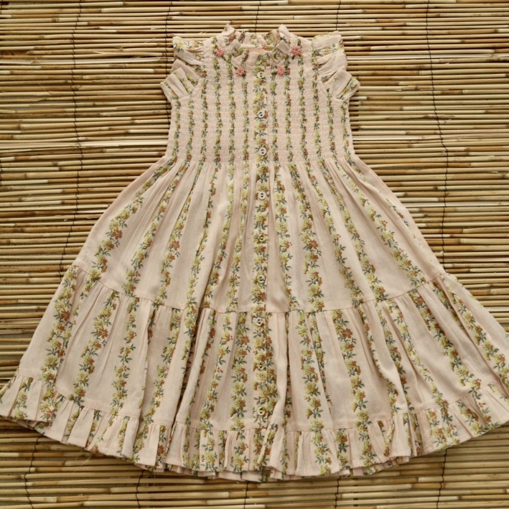The long flower dance dress
