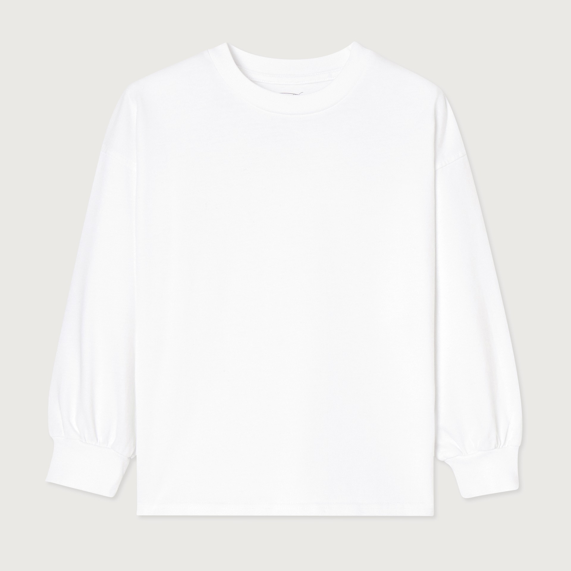 L/S Tshirt Fizvalley | White