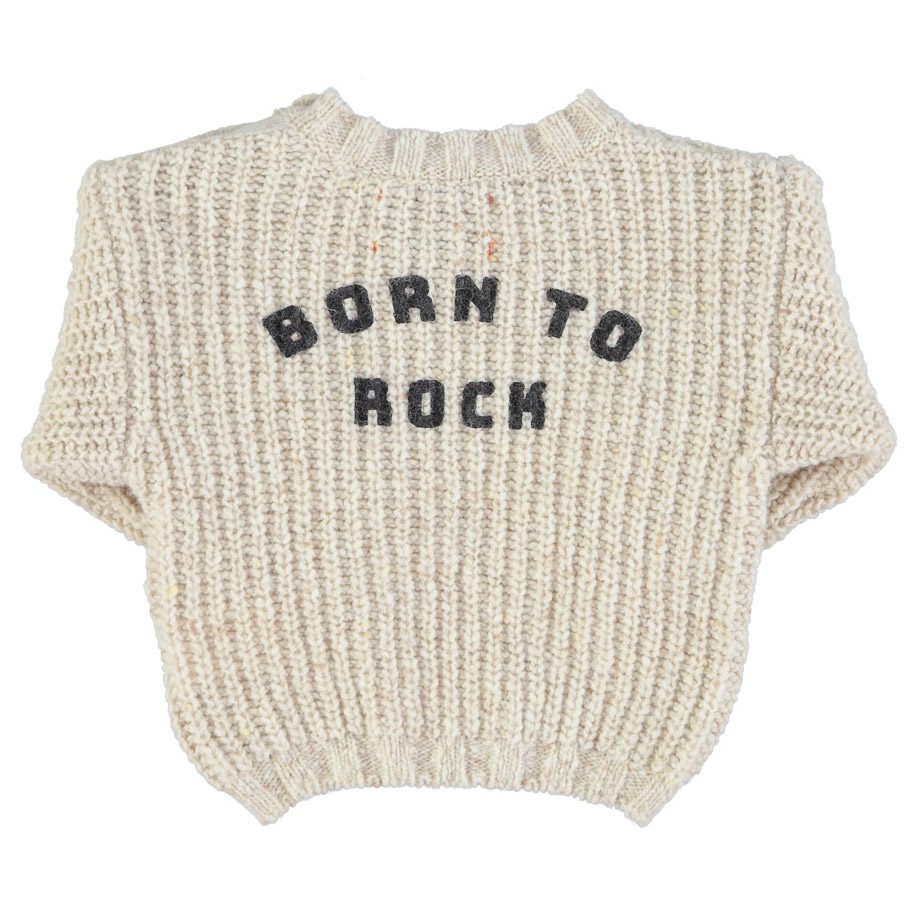 Knitted Sweater | Ecru W/ 