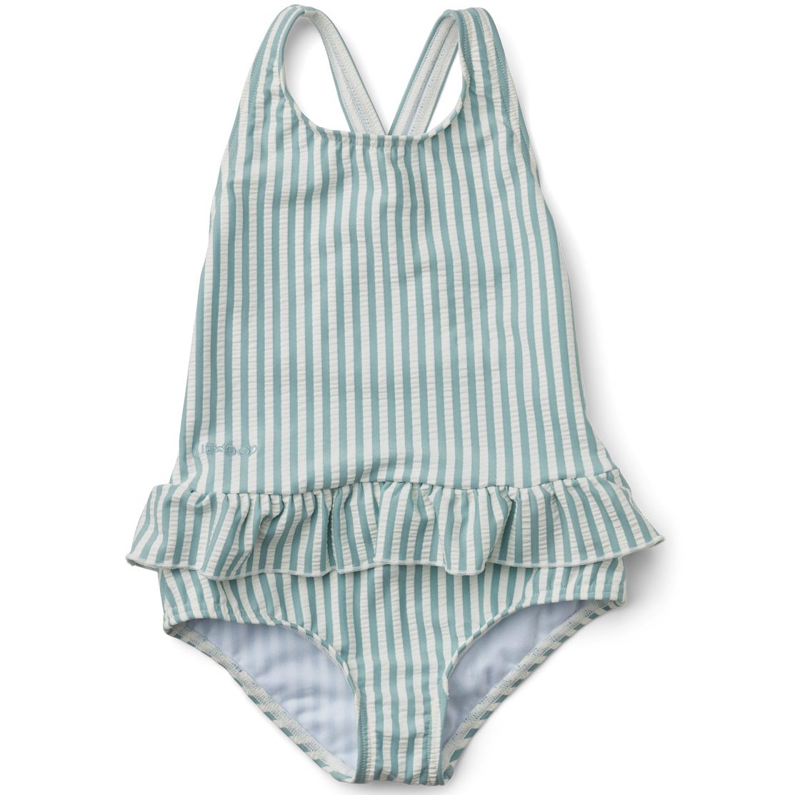 Amara Swimsuit | Y/D Stripe: Sea Blue/White
