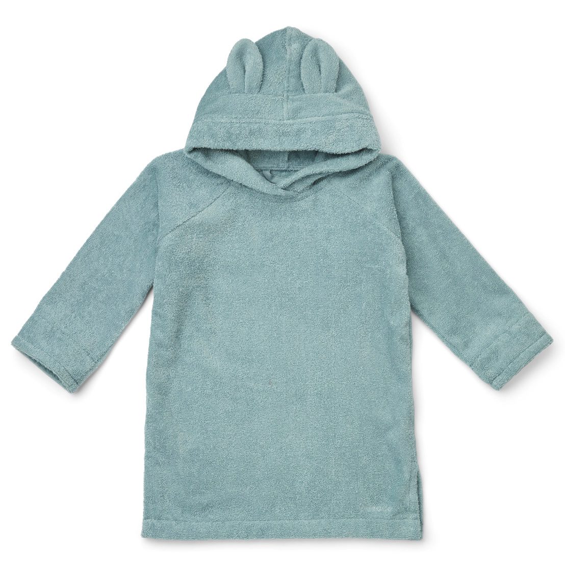 Ilja Bathrobe Poncho Mini | Rabbit Sea Blue