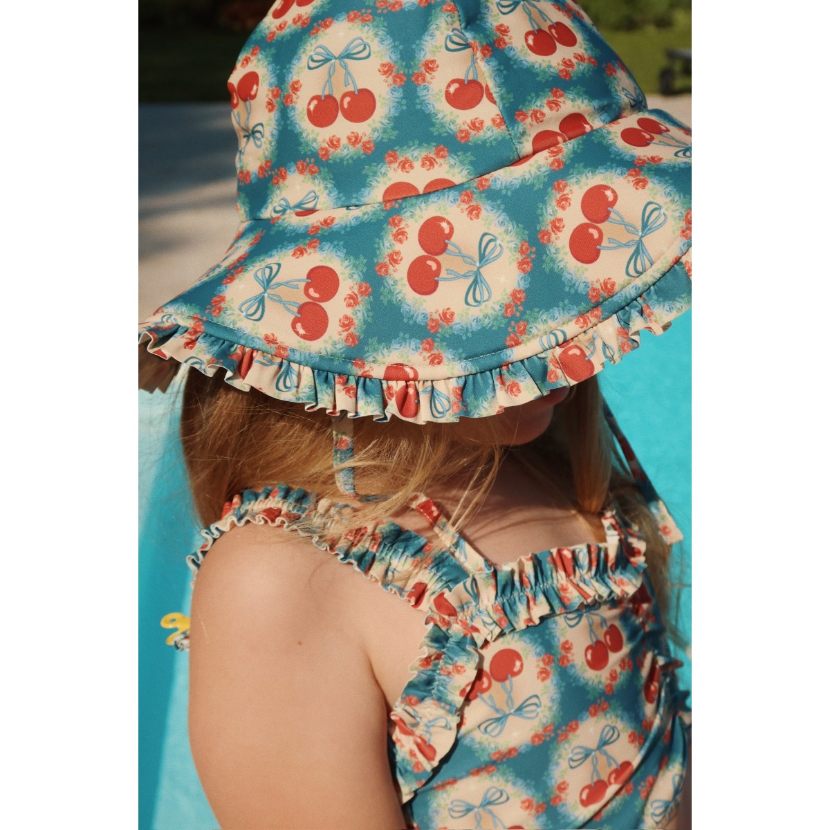 Maya Bikini | Cherry Bow Blue
