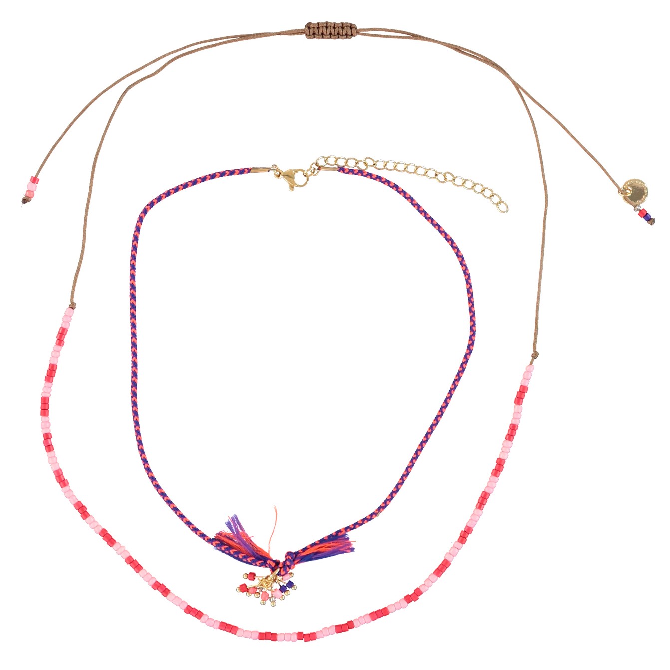 Necklaces | Pink & Blue