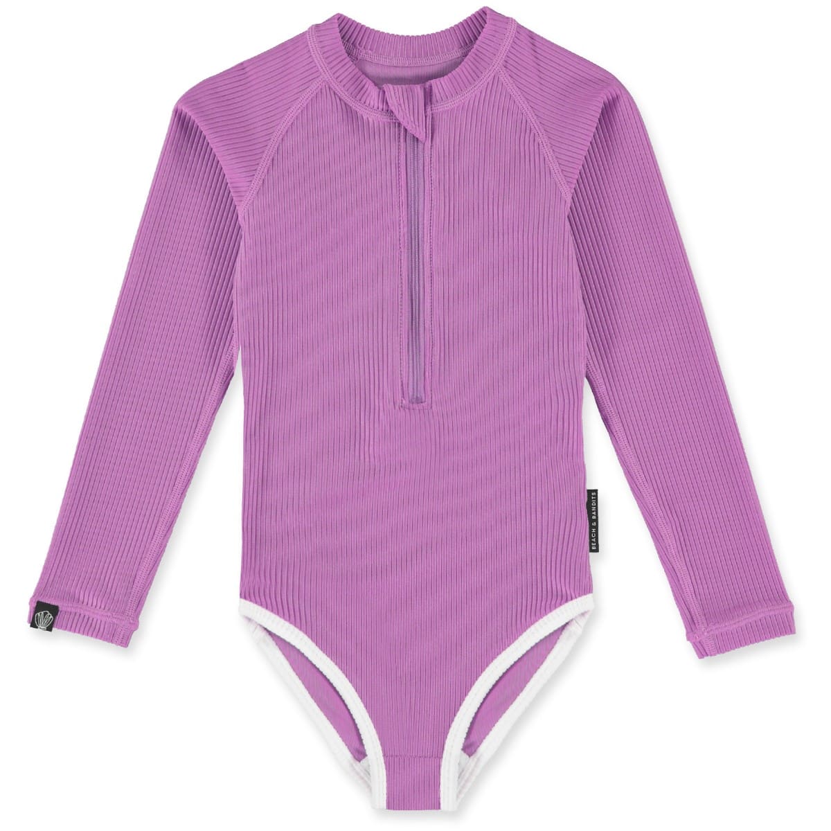 Orchid Ribbed Swimsuit