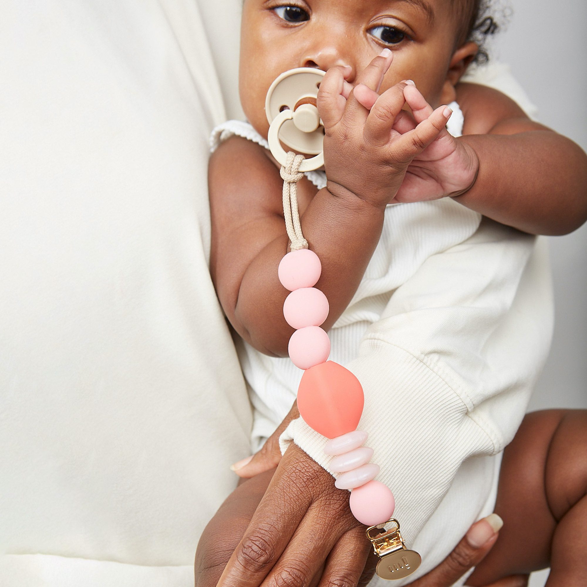 Rose Pacifier Clip