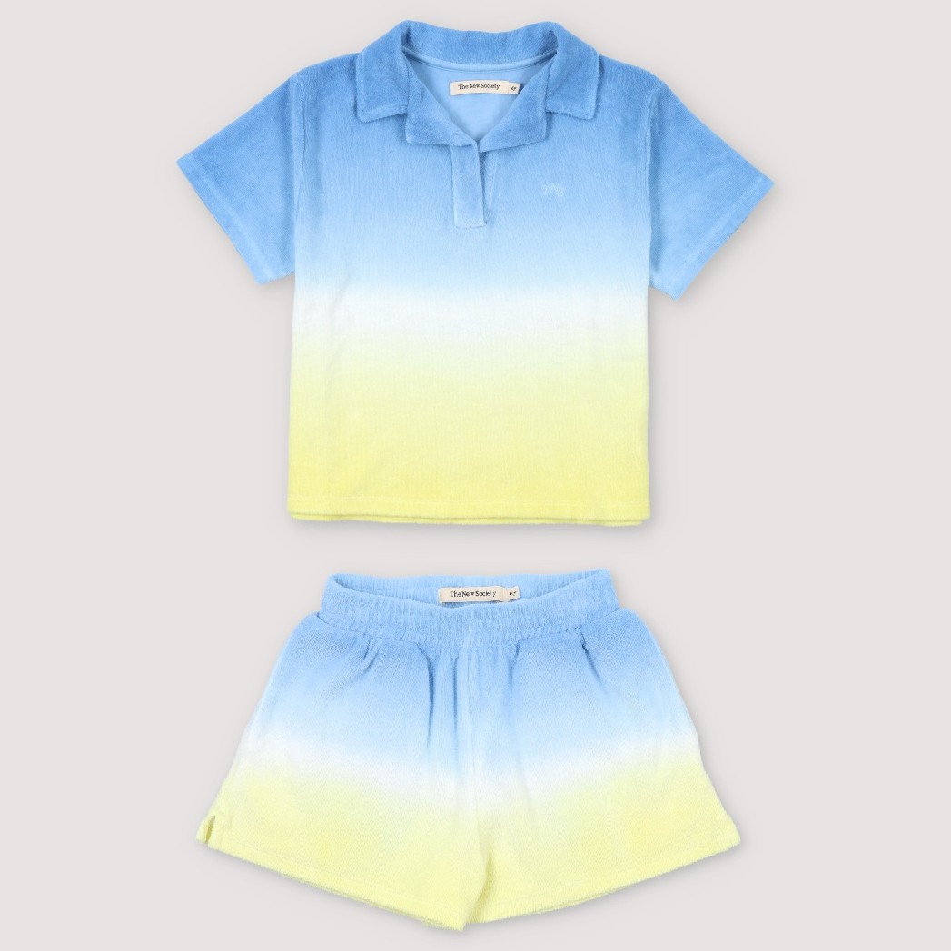 Briseis Polo & Short Powder Blue