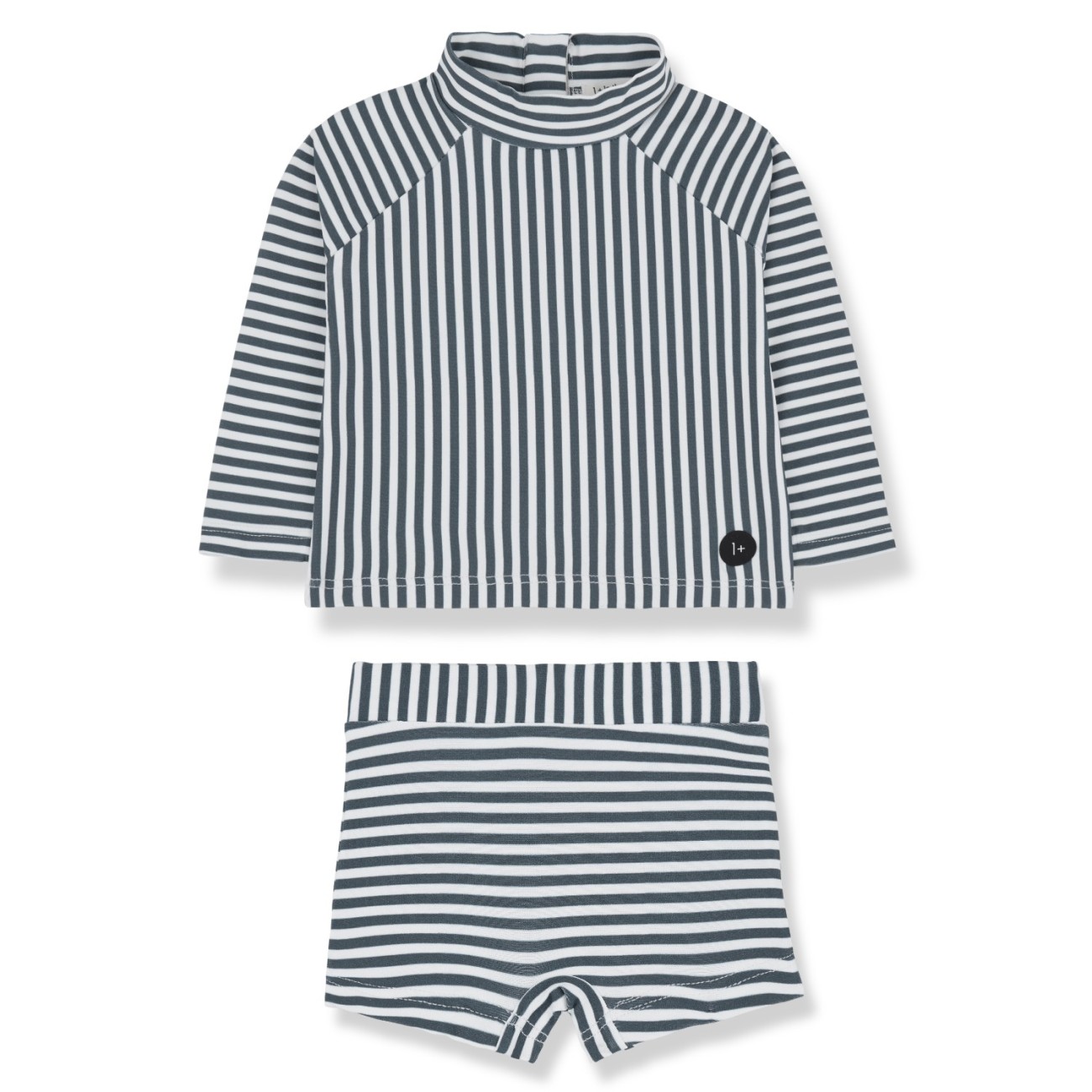Andrea Rash Guard & Milo Swim Shorts | Petroleum
