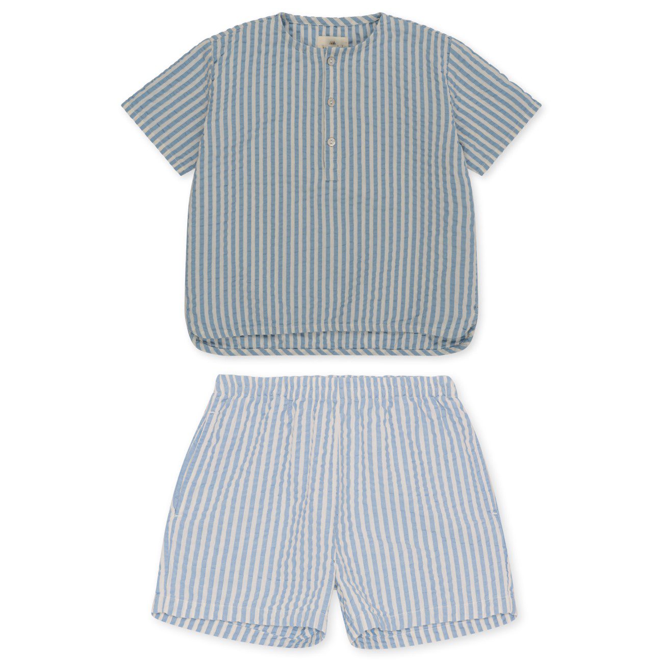Ace SS Shirt & Shorts | Glacier Stripe