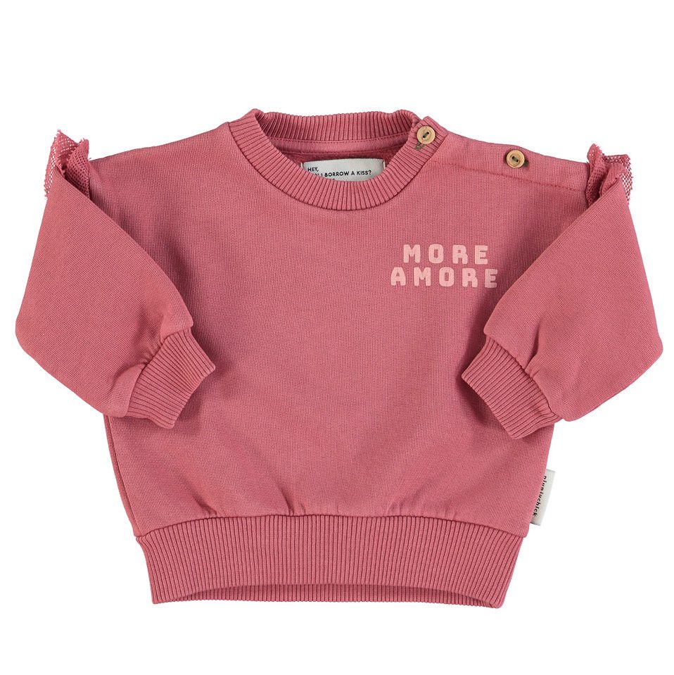 Sweatshirt W/ Frills |  Pomegranate W/ 