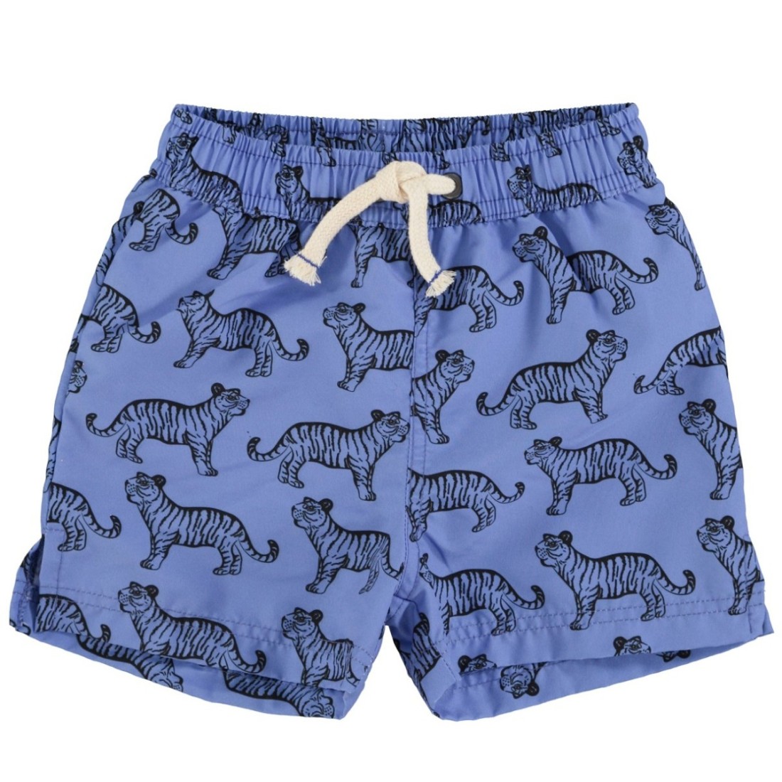 Swim Shorts | Blue W/ Black Tigers