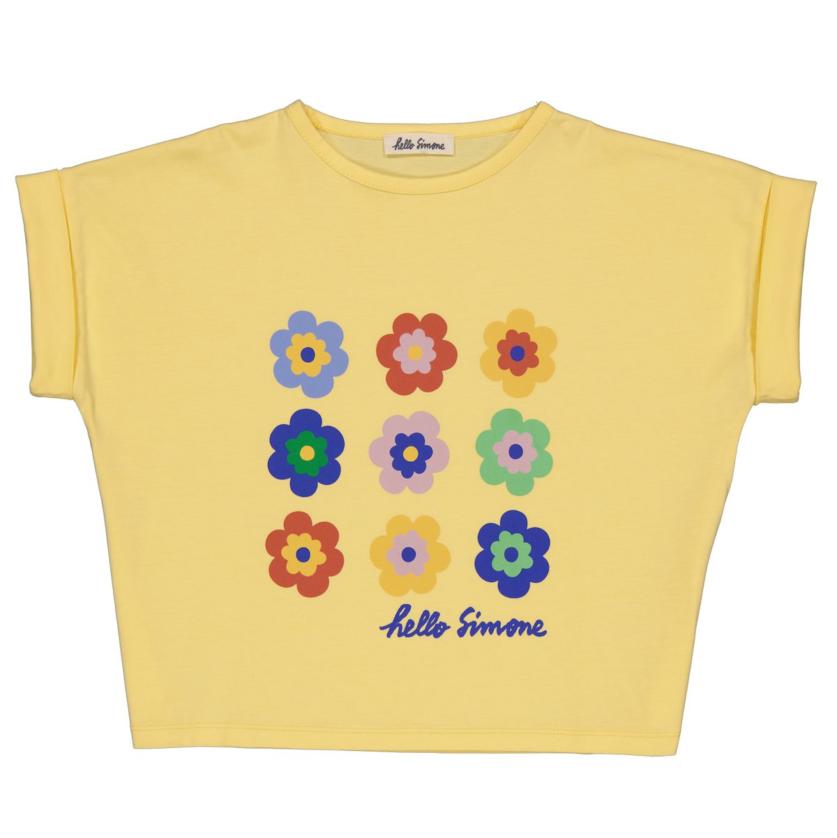 Crop T-Shirt Flower Banana