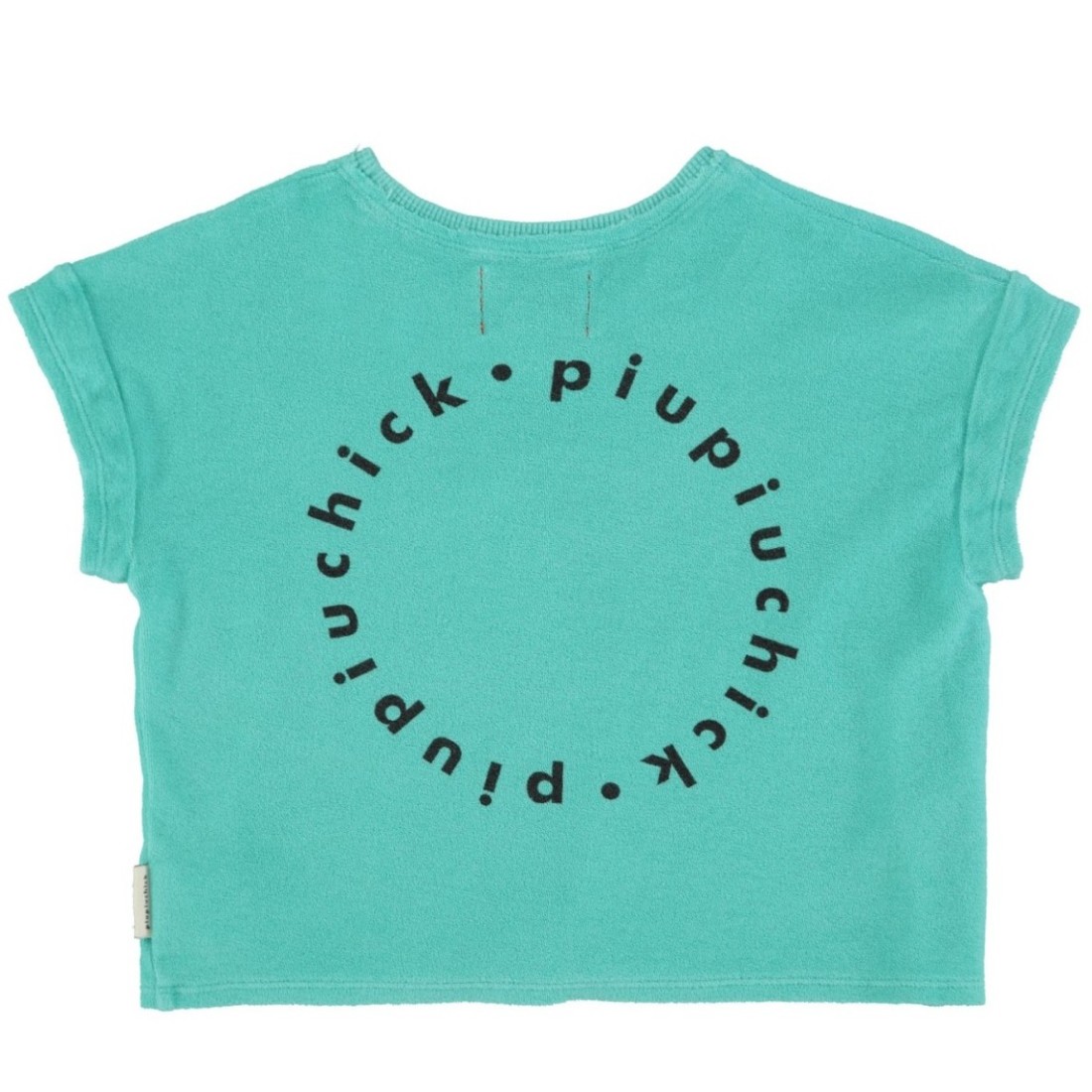 Tshirt | Turquoise W/ Black Logo Print