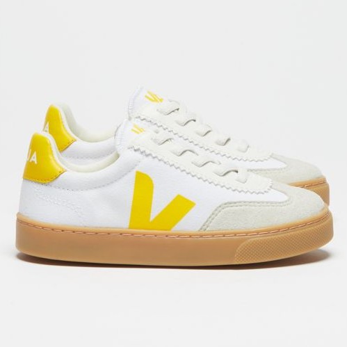 Volley Elastic Laces Canvas White Sunshine Natural